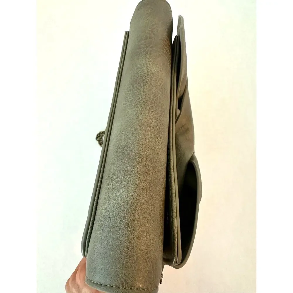 Anthropologie Bella Bow Vegan Leather Crossbody Bag